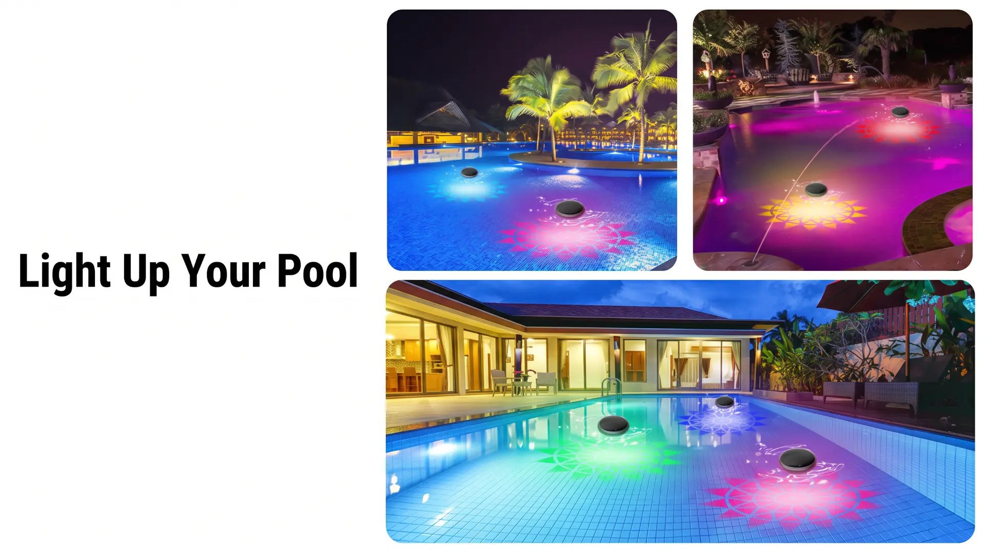 Aqua Glow Floating Pool Light